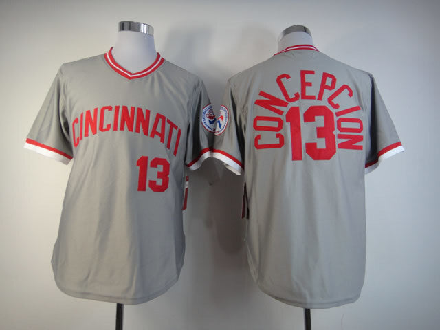 Cincinnati Reds #13 Style 2 Baseball Jersey baseball jersey product view 1