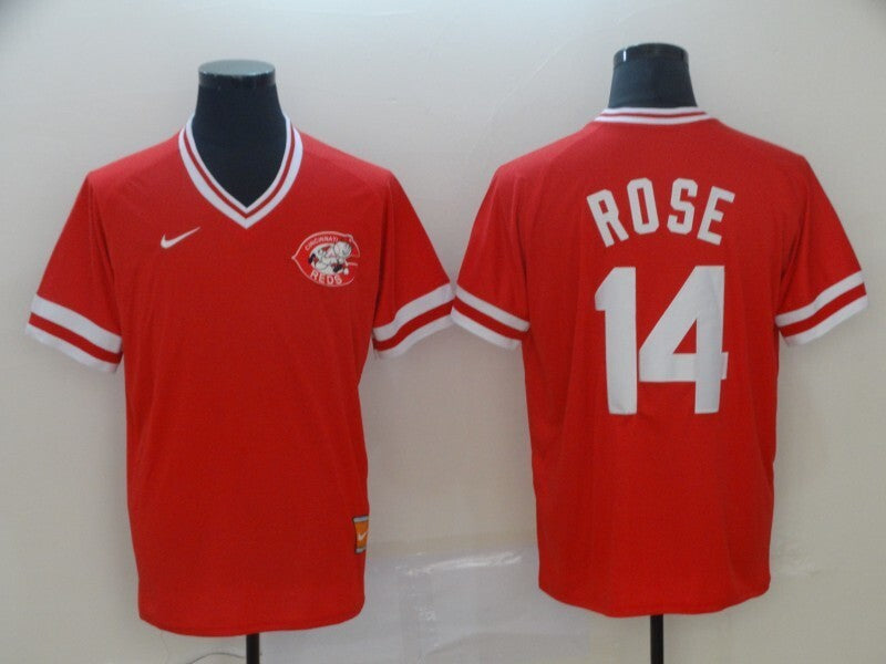 Cincinnati Reds #14 Pete Rose Baseball Jersey baseball jersey product view 1