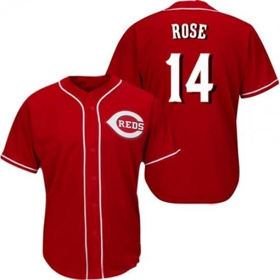 Cincinnati Reds #14 Pete Rose Style 10 Baseball Jersey baseball jersey product view 1