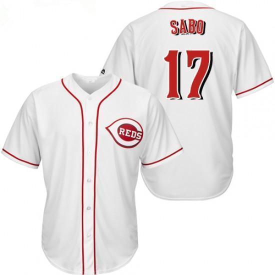 Cincinnati Reds #17 Chris Sabo Style 14 Baseball Jersey baseball jersey product view 1