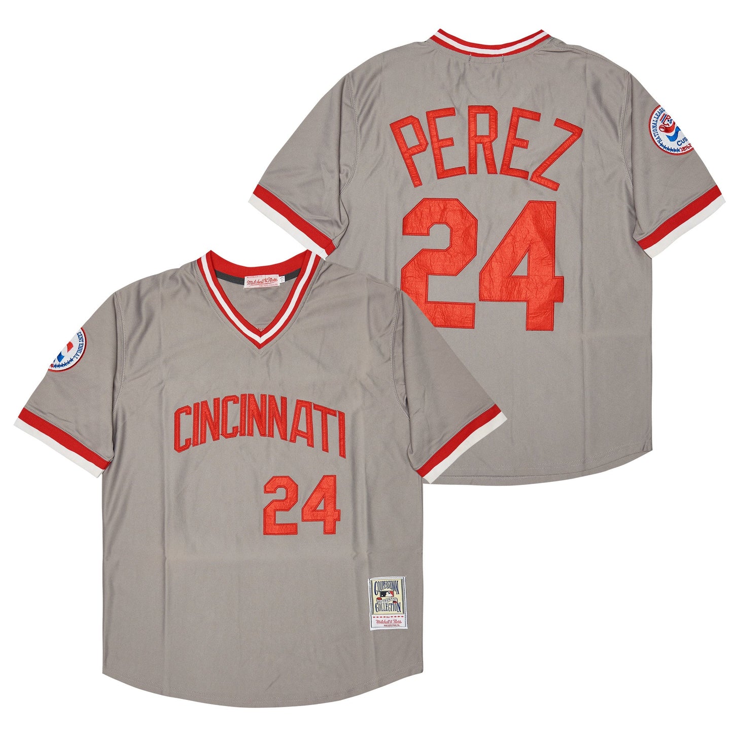 Cincinnati Reds #24 Tony Perez Baseball Jersey baseball jersey product view 1