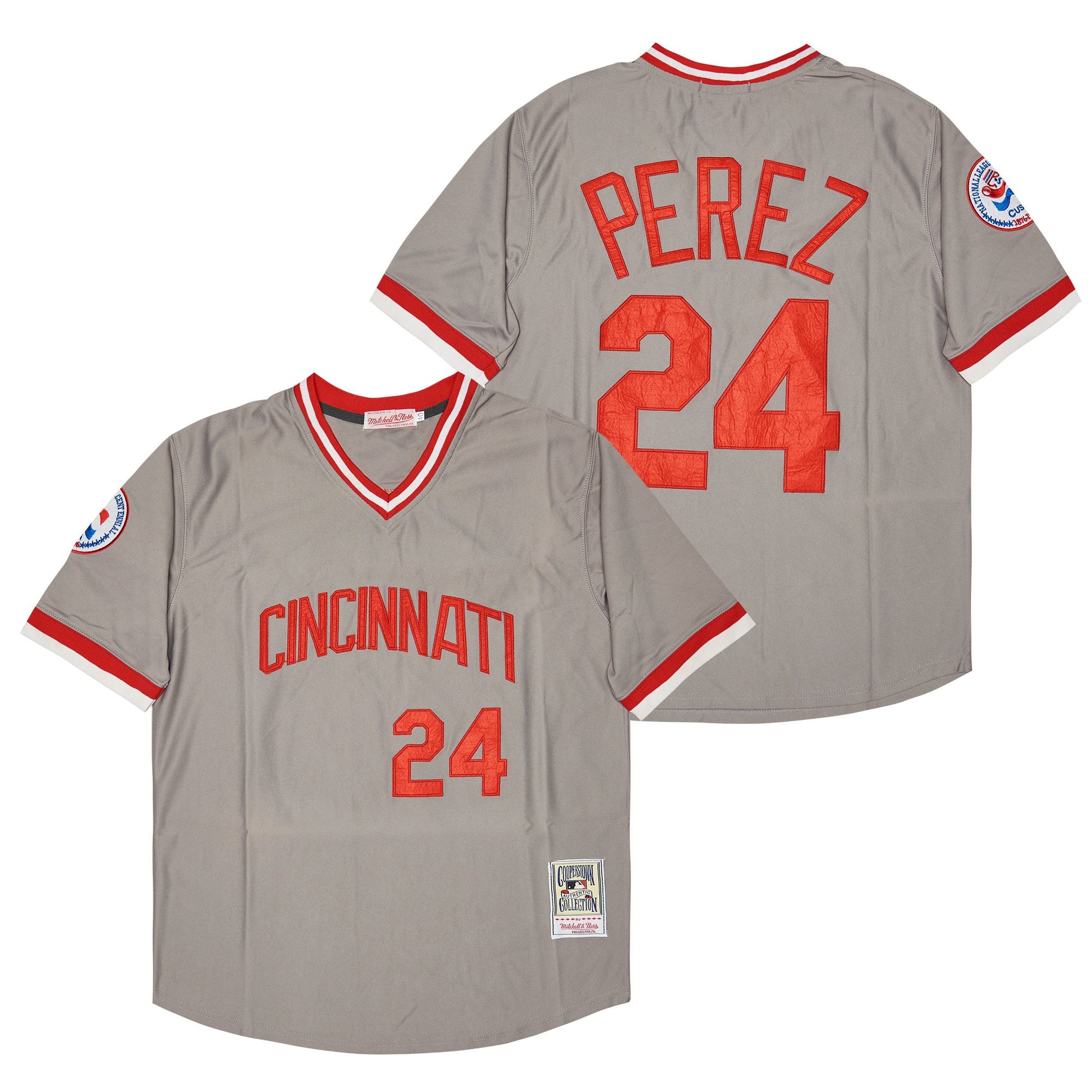 Cincinnati Reds #24 Tony Perez Baseball Jersey baseball jersey product view 1