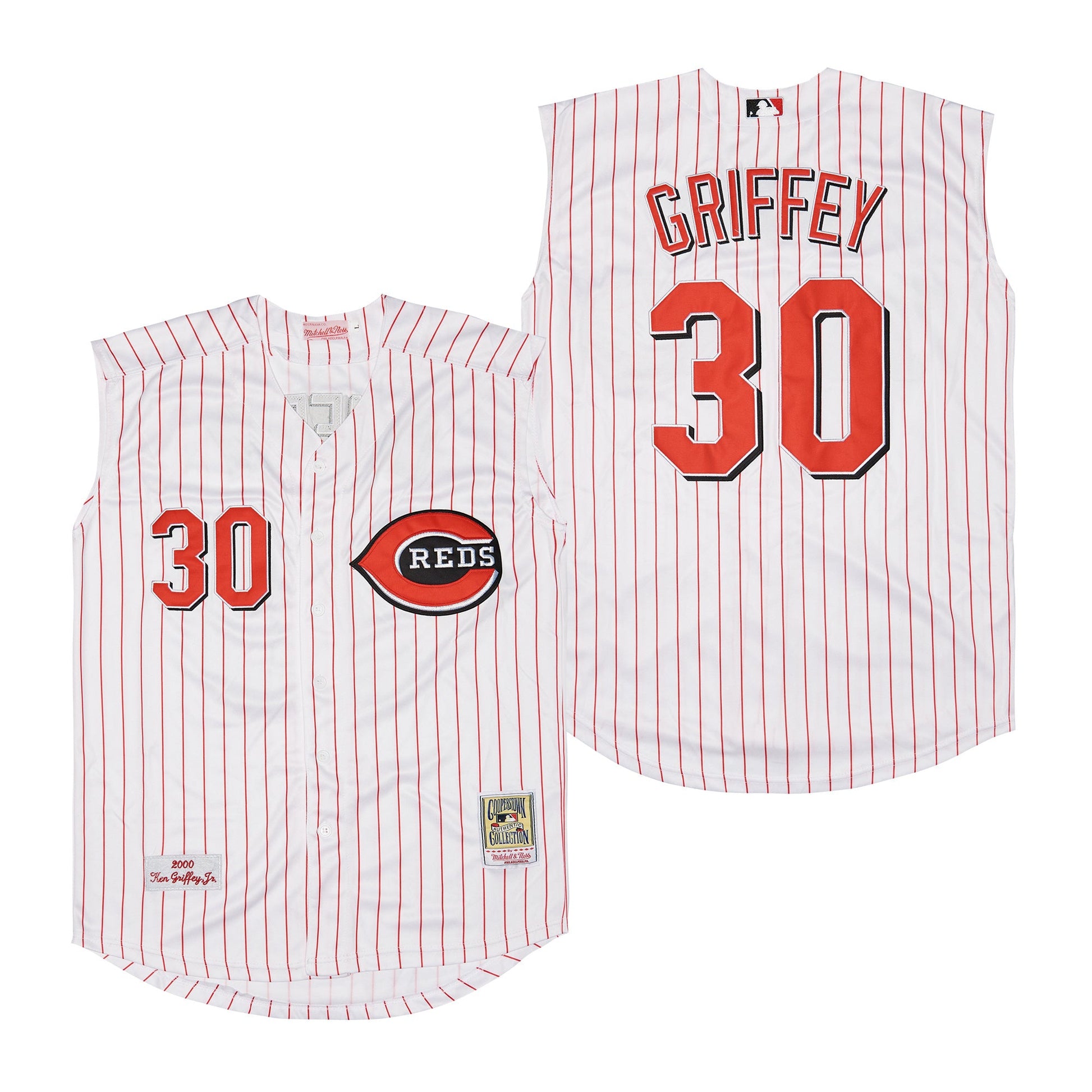 Cincinnati Reds #30 Ken Griffey Style 2 Baseball Jersey baseball jersey product view 1