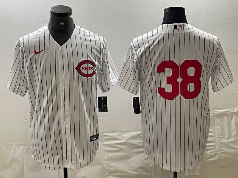 Cincinnati Reds #38 Fan Edition Baseball Jersey baseball jersey product view 1