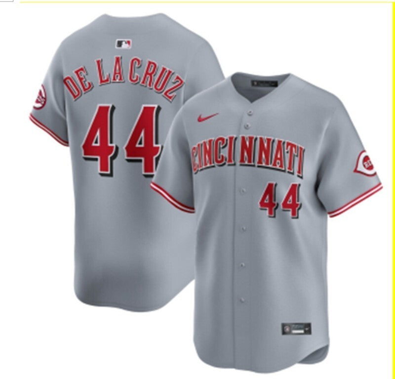 Cincinnati Reds #44 Elly De La Cruz Reds Adult Style 1 Baseball Jersey baseball jersey product view 1