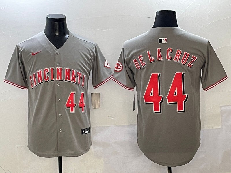 Cincinnati Reds #44 Elly De La Cruz Reds Adult Style 2 Baseball Jersey baseball jersey product view 1