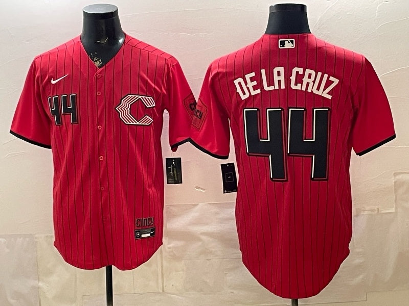 Cincinnati Reds #44 Elly De La Cruz Reds Special V2 Baseball Jersey baseball jersey product view 1
