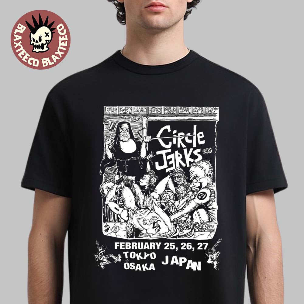 Circle Jerks Japan Tour 2026 Merch Classroom T-Shirt Unisex T-shirt, Sweatshirt, Hoodie, Long Sleeve Tee - T-Shirt, Sweatshirt, Hoodie