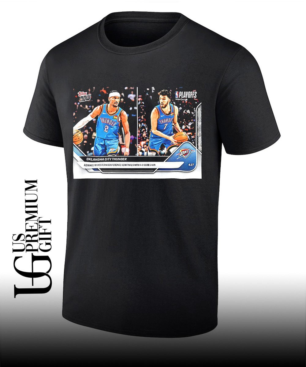 City Thunder Thunder 2025 26 NBA Topps now trading card shirt Unisex T-shirt, Sweatshirt, Hoodie, Long Sleeve Tee - T-Shirt, Sweatshirt, Hoodie
