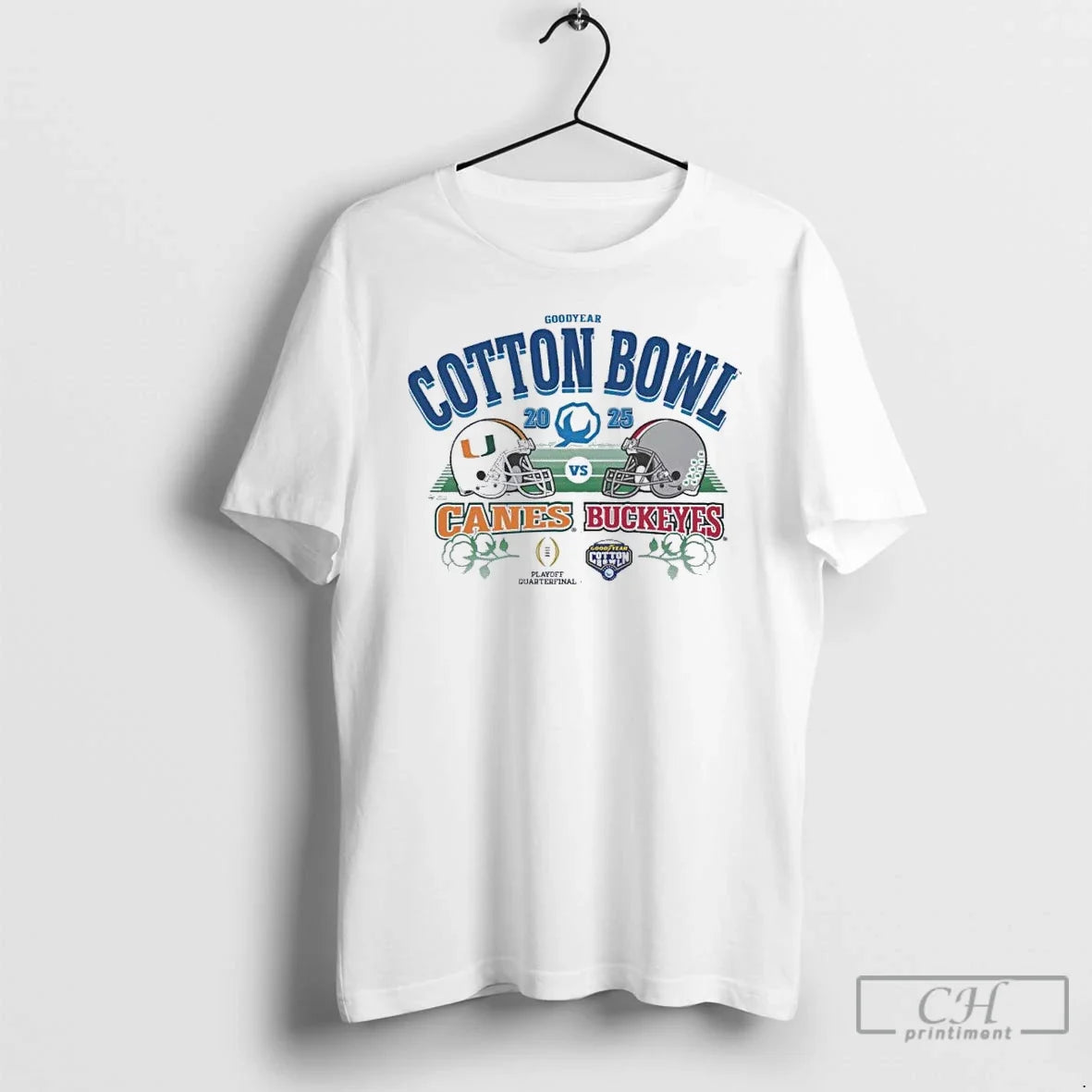 Classic 2025 Cotton Bowl 2 Team Canes Vs Buckeyes - T-Shirt, Sweatshirt, Hoodie