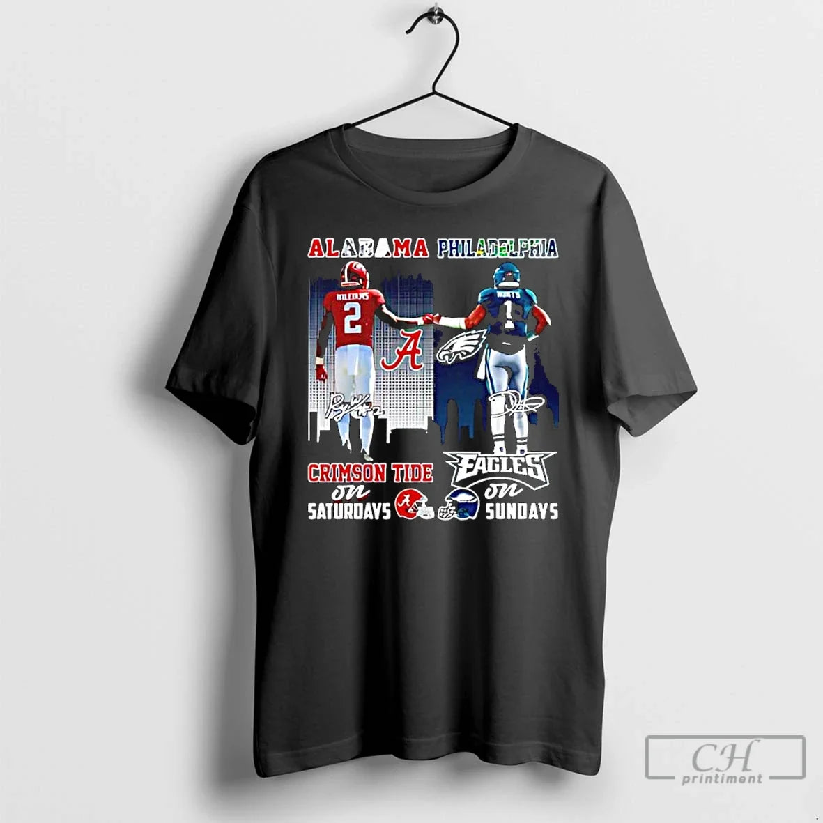 Classic Alabama Philadelphia Players First Bump Signature - T-Shirt, Sweatshirt, Hoodie