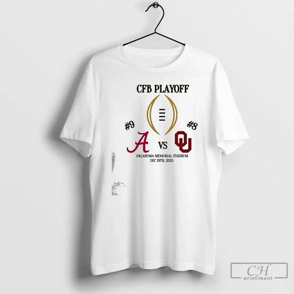 Classic Alabama Vs Oklahoma Cfp Playoffs Oklahoma Memorial Stadium Dec 19th 2025 T Shirts Sweater - T-Shirt, Sweatshirt, Hoodie