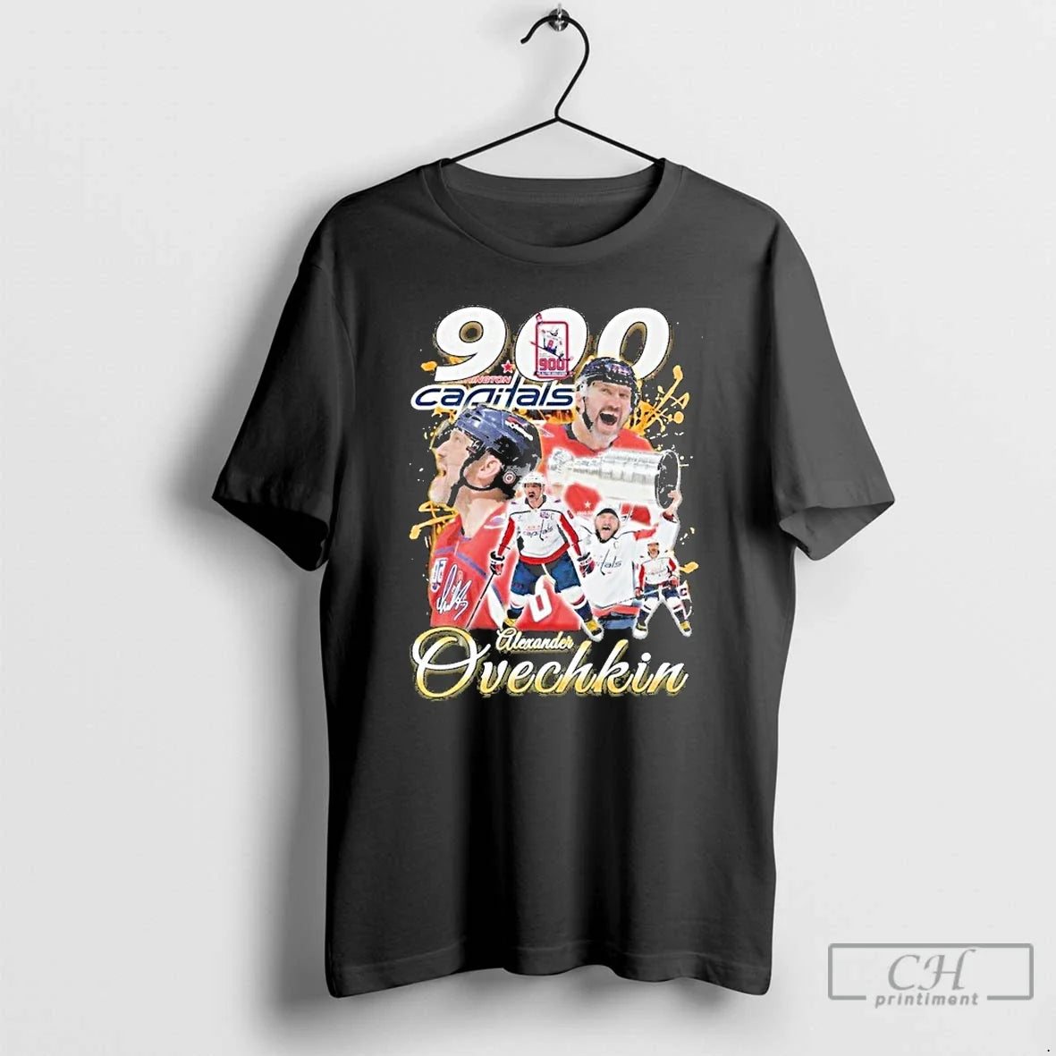 Classic Alexander Ovechkin Washington Capitals 2025 Celebrate 900 Nhl Goals - T-Shirt, Sweatshirt, Hoodie