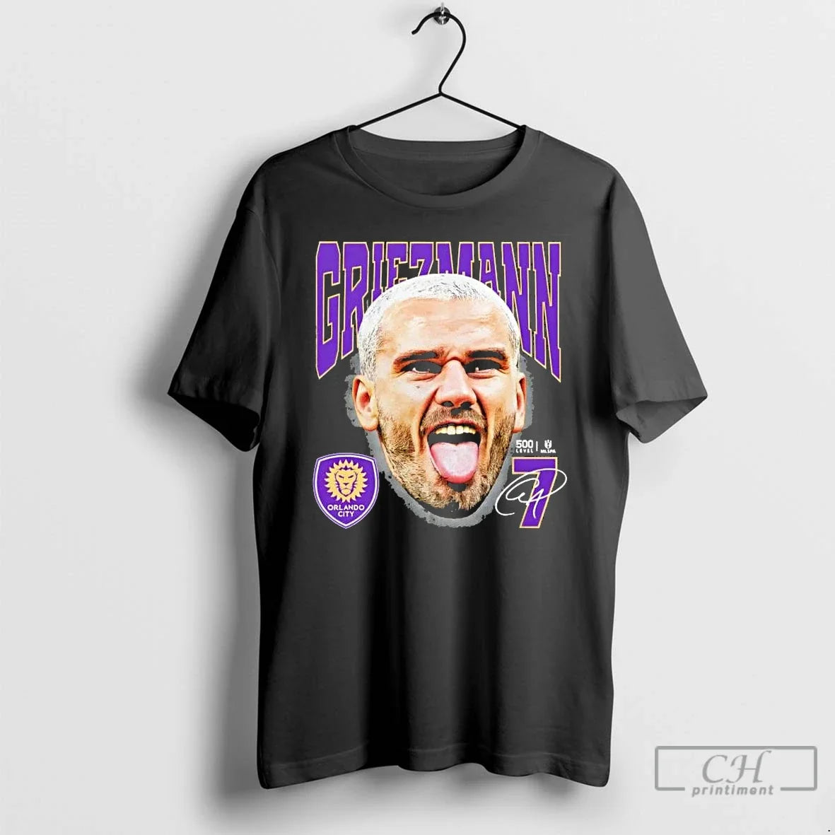 Classic Antoine Griezmann Orlando Pride Expression Signature Unisex T-shirt, Sweatshirt, Hoodie, Long Sleeve Tee - T-Shirt, Sweatshirt, Hoodie
