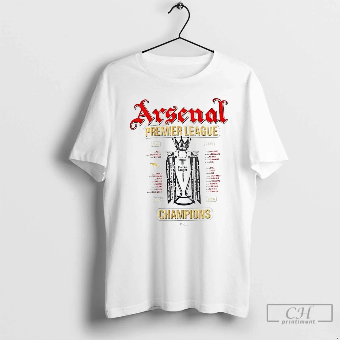 Classic Arsenal Fc Premier League World Champions 25 - Adult & Kids T-Shirts, Sweatshirts & Hoodies apparel design preview 1