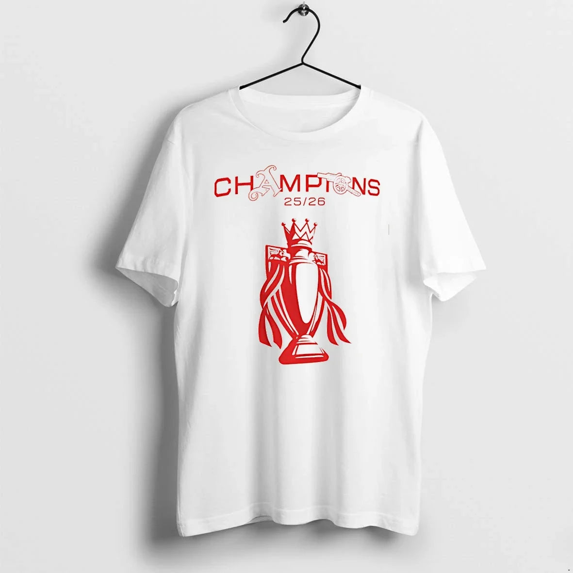 Classic Arsenal Premier League Champions 2025 26 - Adult & Kids T-Shirts, Sweatshirts & Hoodies apparel design preview 1