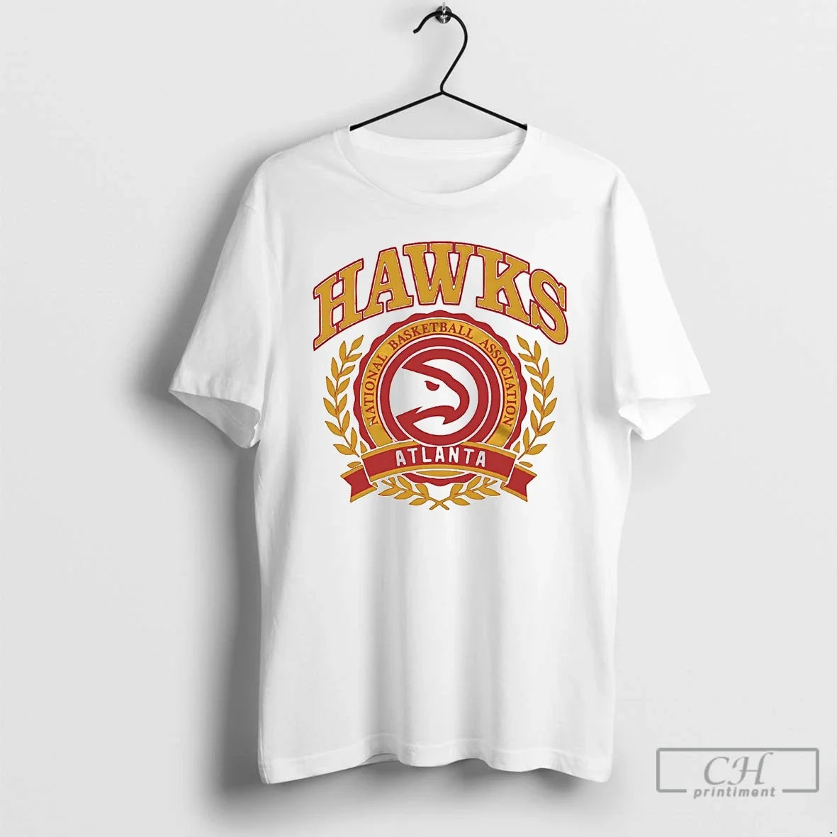 Classic Atlanta Hawks Nba Crest - T-Shirt, Sweatshirt, Hoodie