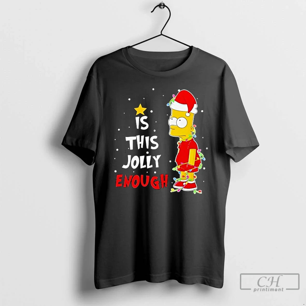 Classic Bart Simpson Christmas This Jolly - T-Shirt, Sweatshirt, Hoodie