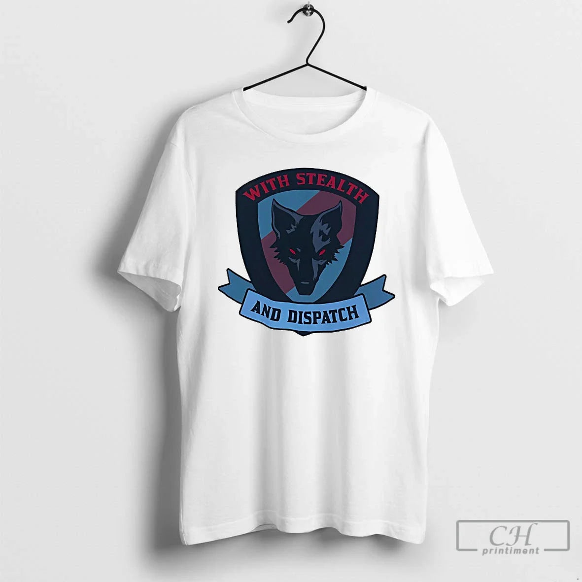 Classic Black Dog With Stealth And Dispatch - T-Shirt, Sweatshirt, Hoodie