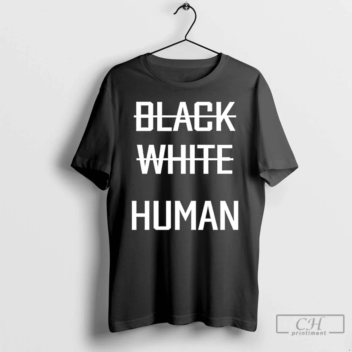 Classic Black White Human - T-Shirt, Sweatshirt, Hoodie