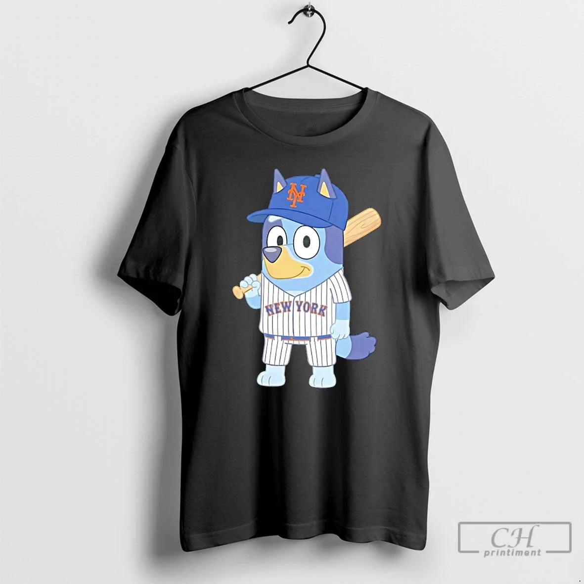 Classic Bluey New York Mets Unisex T-shirt, Sweatshirt, Hoodie, Long Sleeve Tee - T-Shirt, Sweatshirt, Hoodie