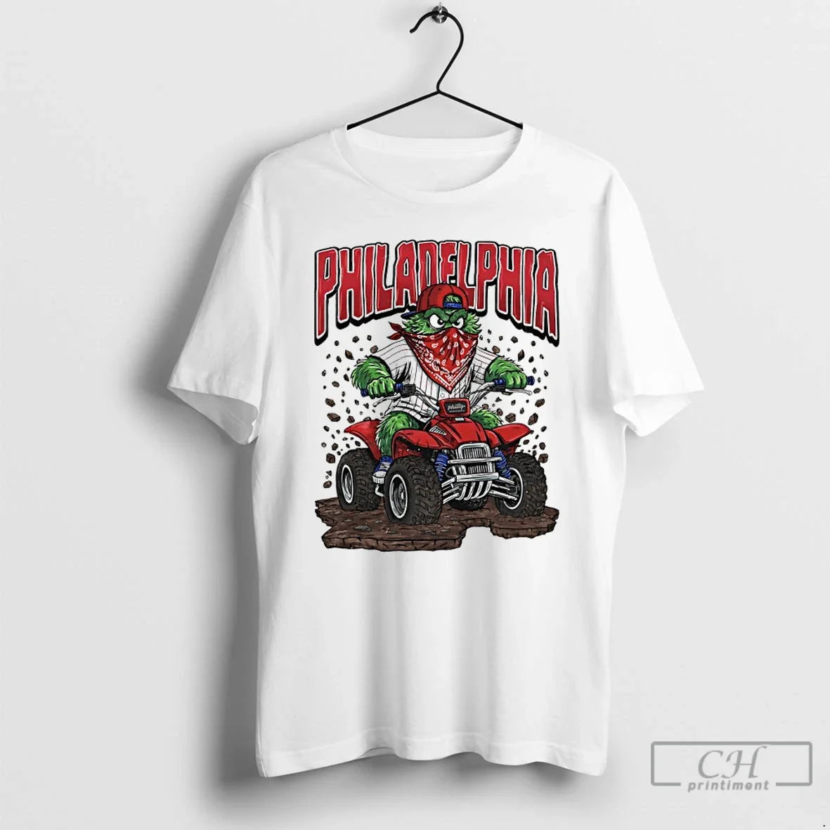 Classic Born To Ride Phanatic Philadelphia Phillies Unisex T-shirt, Sweatshirt, Hoodie, Long Sleeve Tee - T-Shirt, Sweatshirt, Hoodie