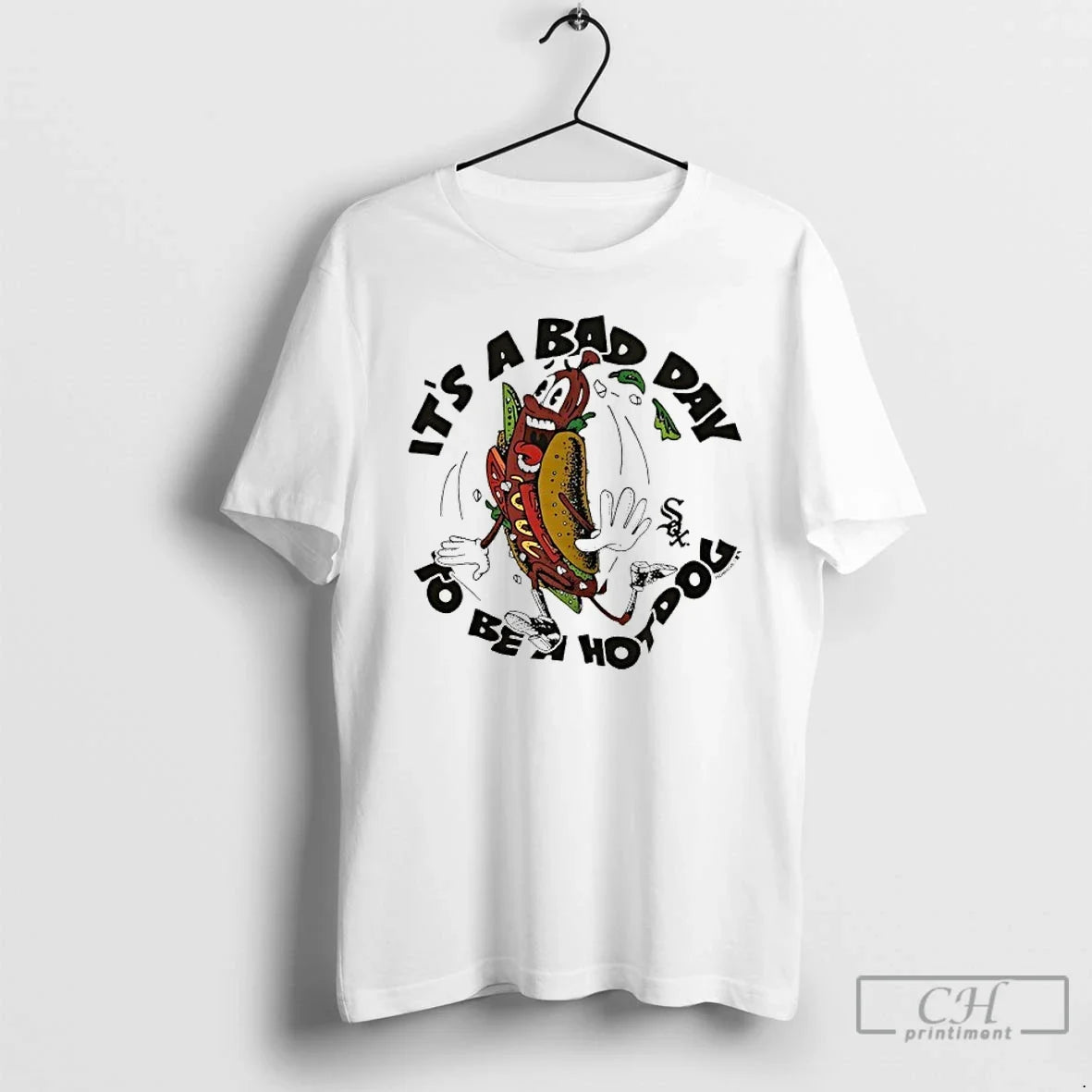 Classic Boston White Sox Its A Bad Day To Be A Hotdog T Shirts Sweater Unisex T-shirt, Sweatshirt, Hoodie, Long Sleeve Tee - T-Shirt, Sweatshirt, Hoodie