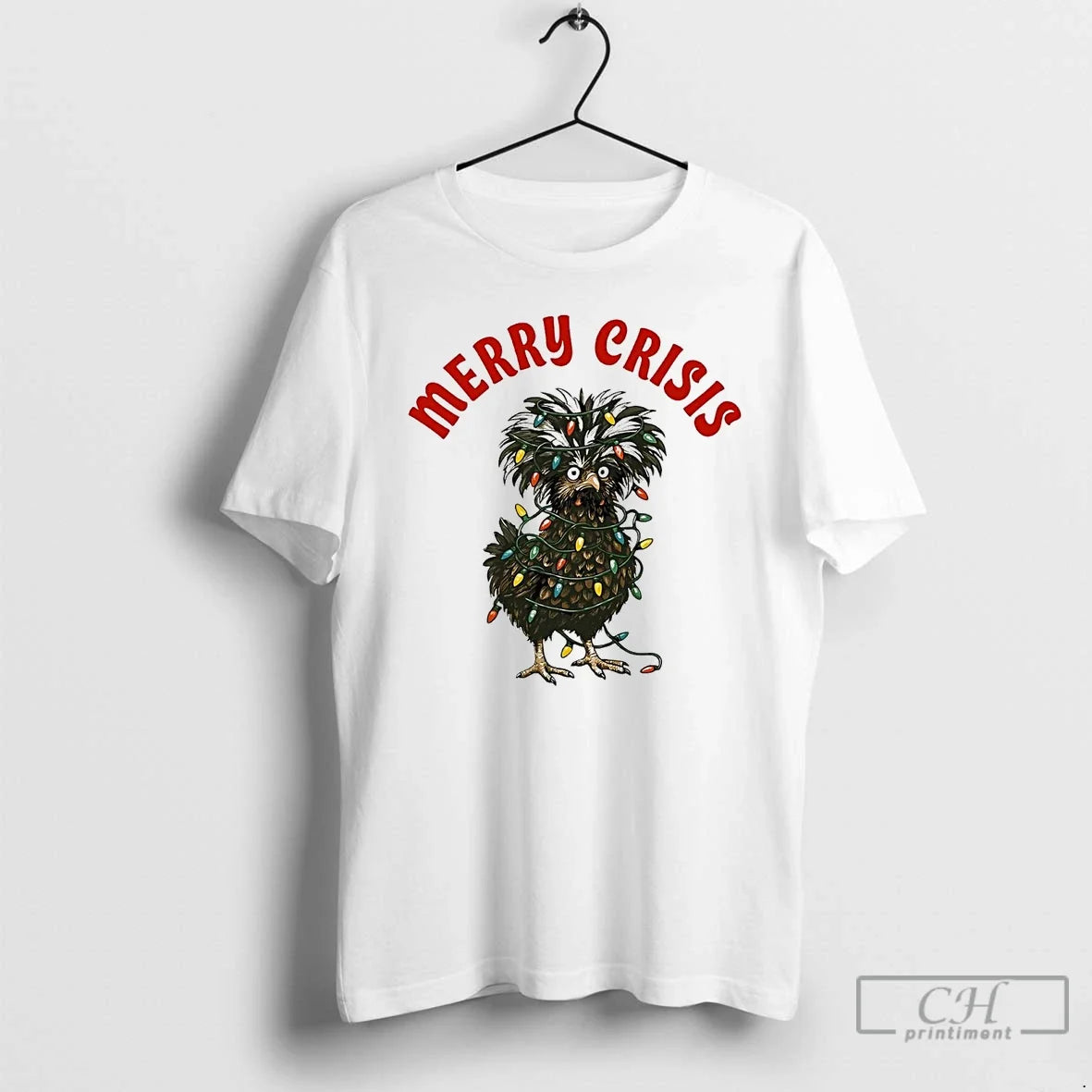 Classic Chicken Merry Crisis Christmas - T-Shirt, Sweatshirt, Hoodie