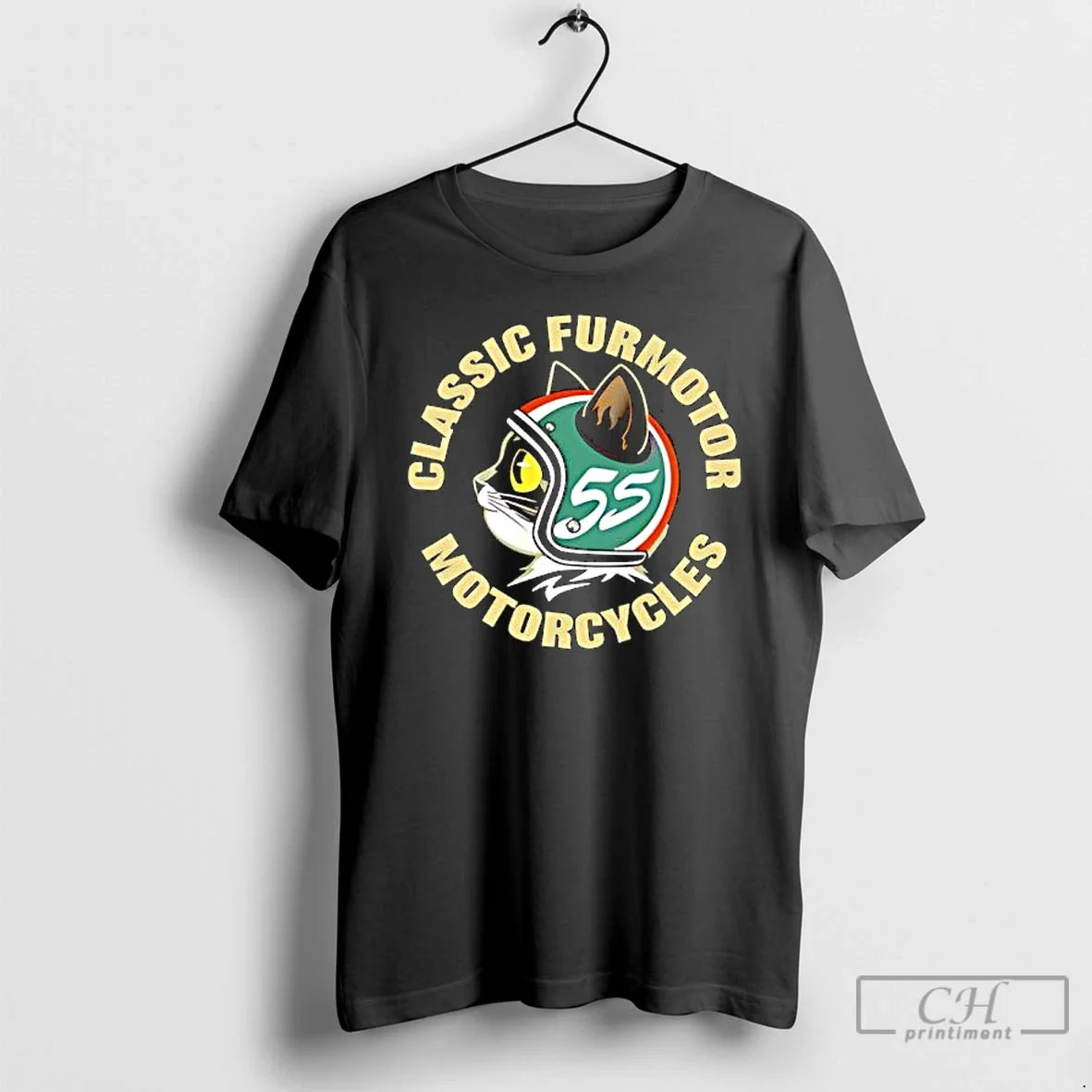 Classic Classic Furmotor Motorcycles Retro Cat - T-Shirt, Sweatshirt, Hoodie