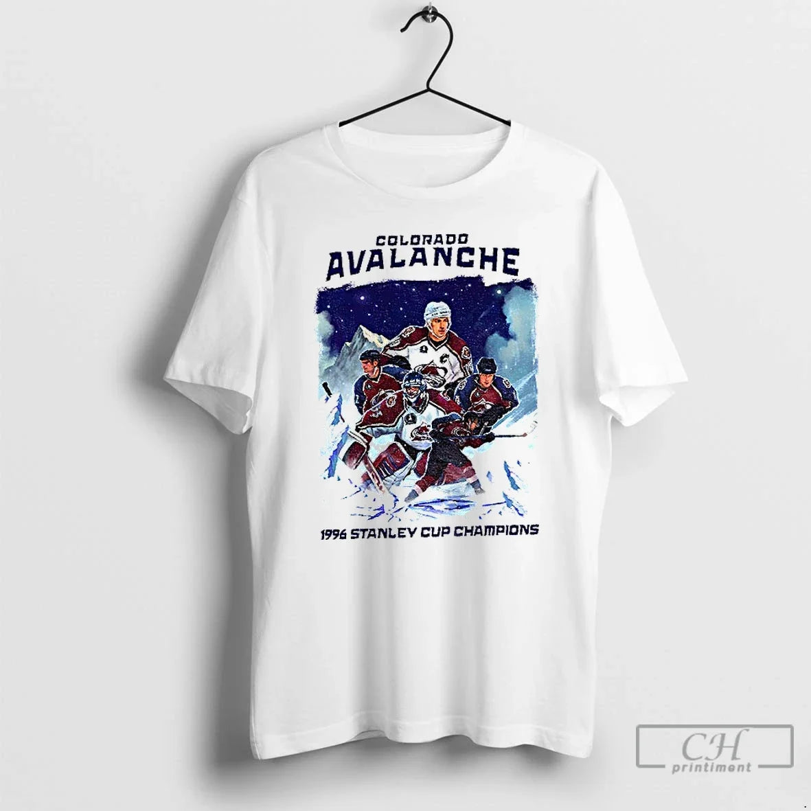 Classic Colorado Avalanche Stanley Cup 1996 Stanley Cup Champions - T-Shirt, Sweatshirt, Hoodie