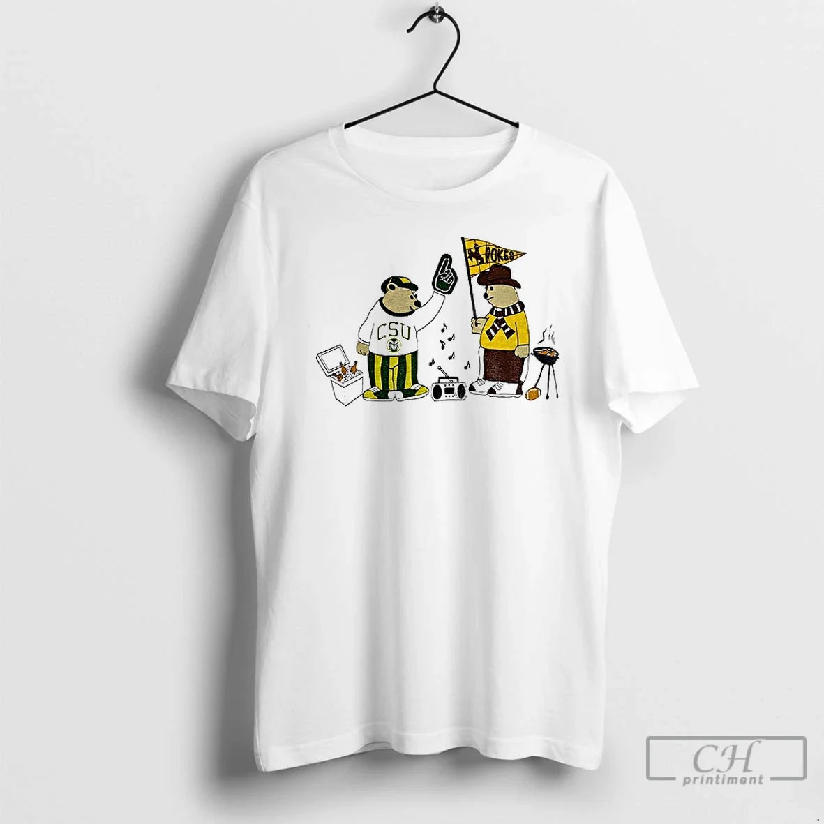 Classic Colorado State Rams Vs Oklahoma State Cowboys Pokes Tailgating Fan Bears T Shirts Sweater - T-Shirt, Sweatshirt, Hoodie