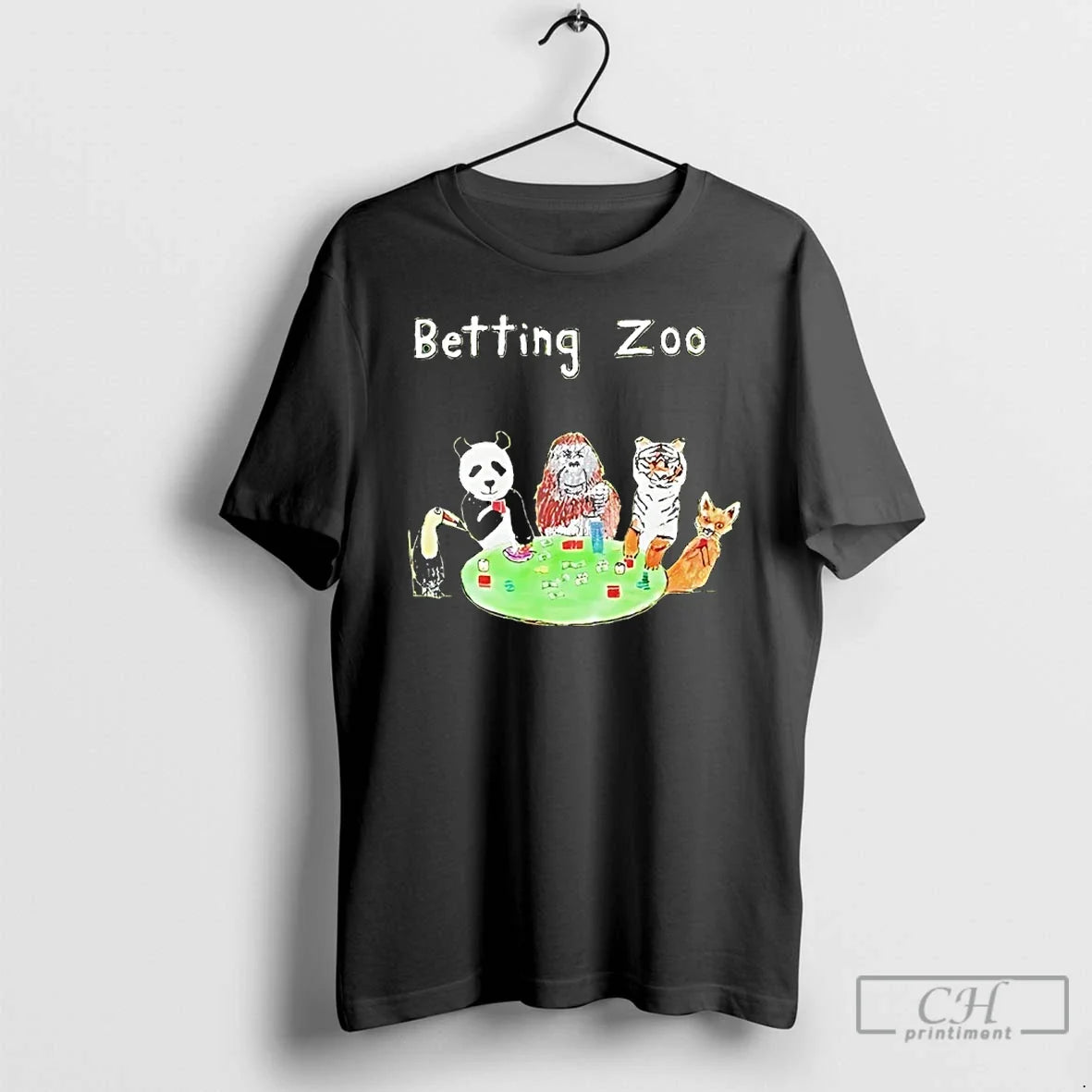 Classic Dave Portnoy Wearing Panda Gorilla Tiger And Fox Betting Zoo - T-Shirt, Sweatshirt, Hoodie