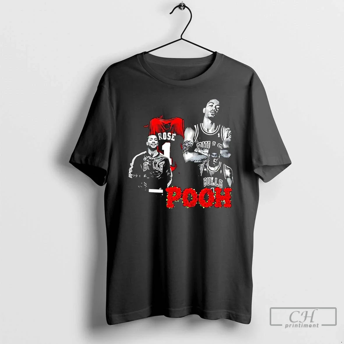 Classic Derrick Rose Pooh Chicago Bulls Professional Basketball Player - T-Shirt, Sweatshirt, Hoodie