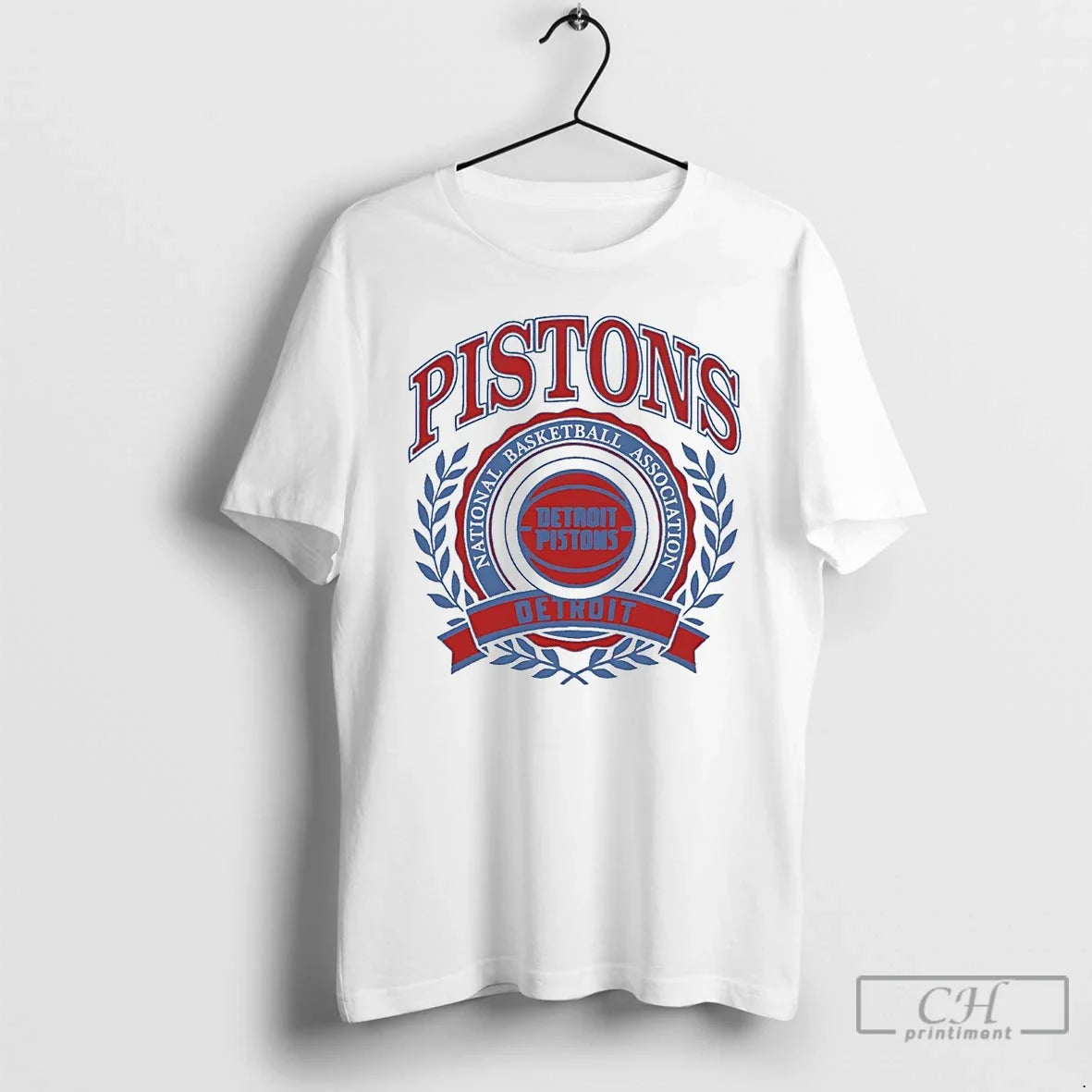 Classic Detroit Pistons Nba Crest - T-Shirt, Sweatshirt, Hoodie