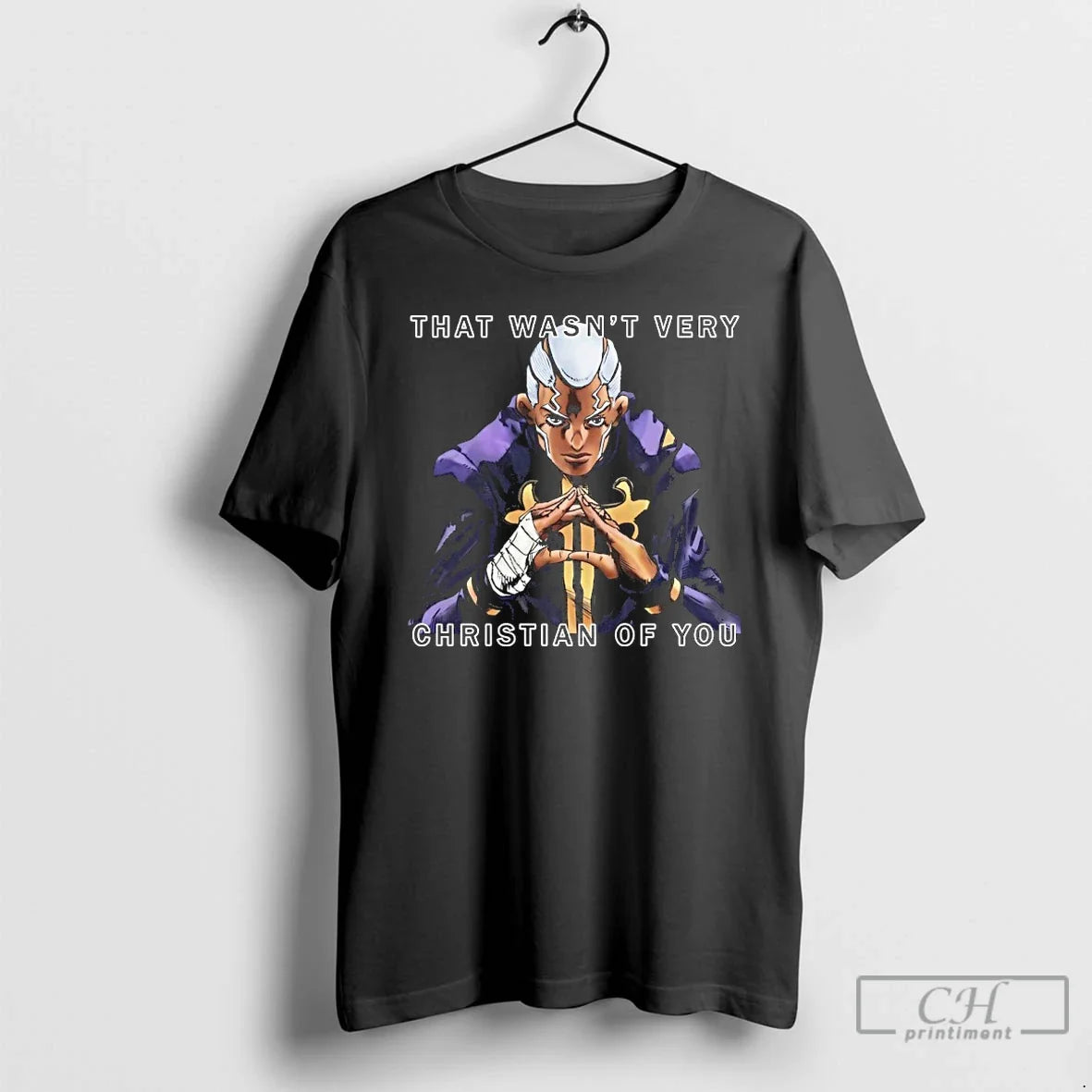 Classic Enrico Pucci That Wasnt Very Christian Of You Unisex T-shirt, Sweatshirt, Hoodie, Long Sleeve Tee - T-Shirt, Sweatshirt, Hoodie