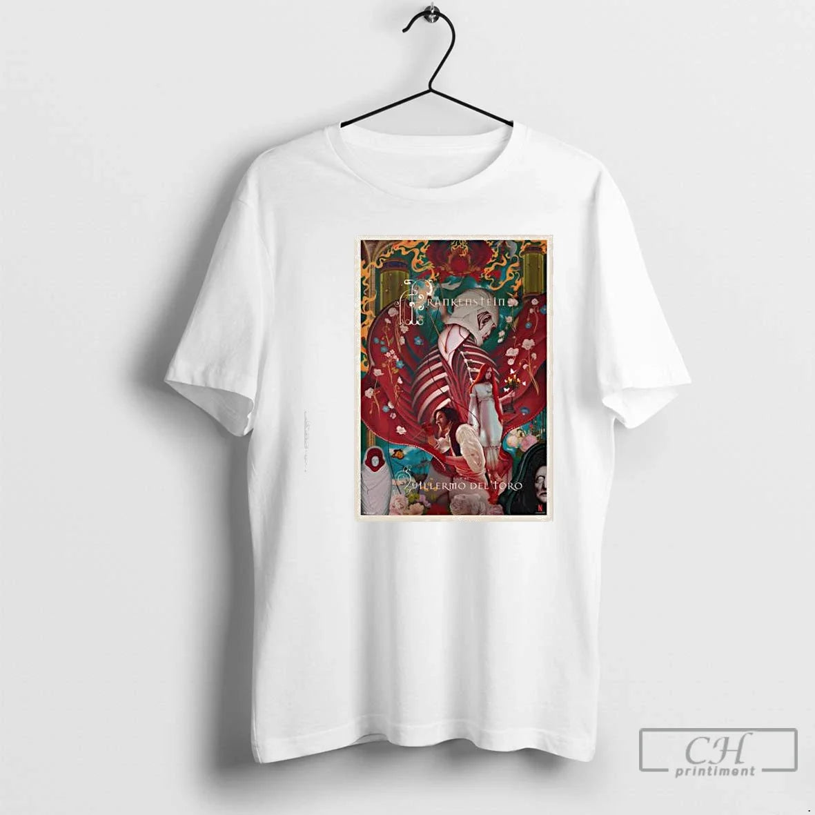 Classic Frankenstein X James Jean Framed - T-Shirt, Sweatshirt, Hoodie