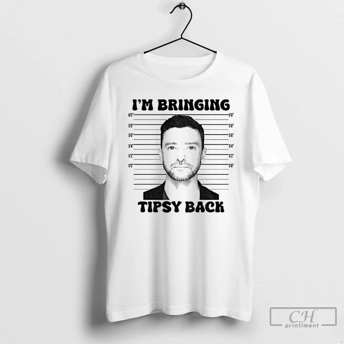 Classic Free Justin Im Bringing Tipsy Back Mugshot Vintage - T-Shirt, Sweatshirt, Hoodie