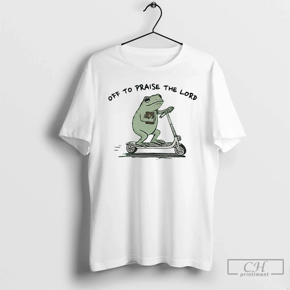 Classic Frog Off To Praise The Lord - T-Shirt, Sweatshirt, Hoodie