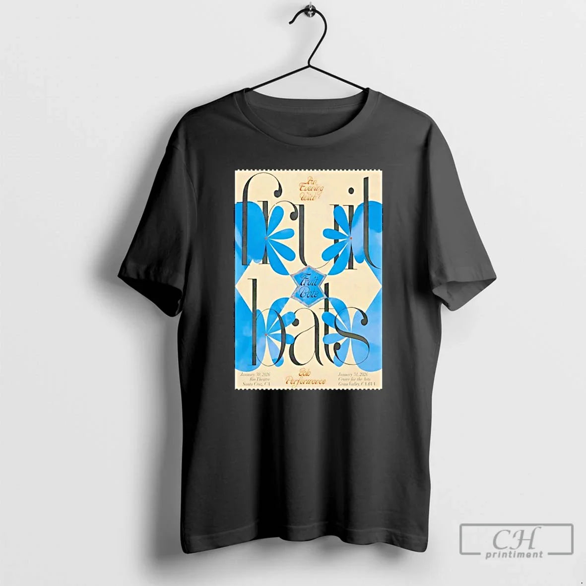 Classic Fruit Bats California January 2026 Tour - T-Shirt, Sweatshirt, Hoodie