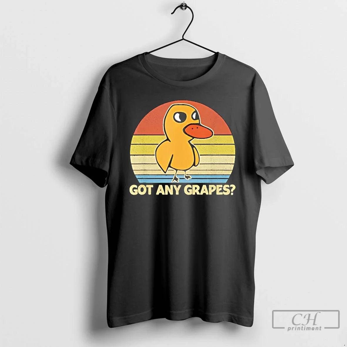 Classic Funny Duck Got Any Grapes Graphic Summer Humor Duck Meme - T-Shirt, Sweatshirt, Hoodie