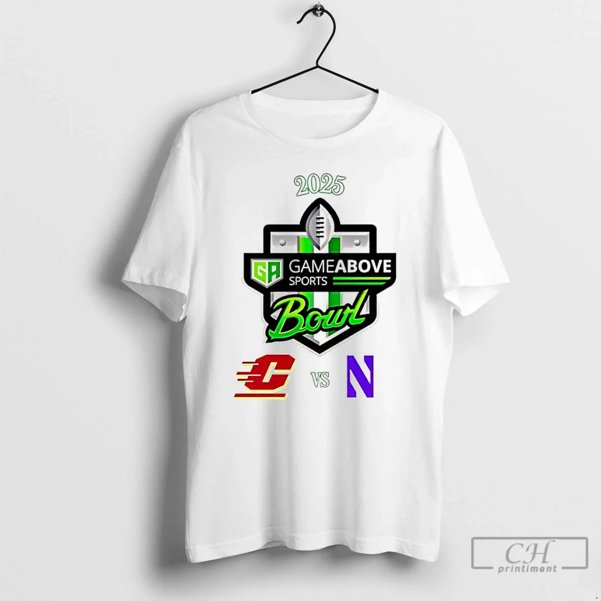 Classic Gameabove Sports Bowl 2025 Central Michigan Vs Northwestern - T-Shirt, Sweatshirt, Hoodie