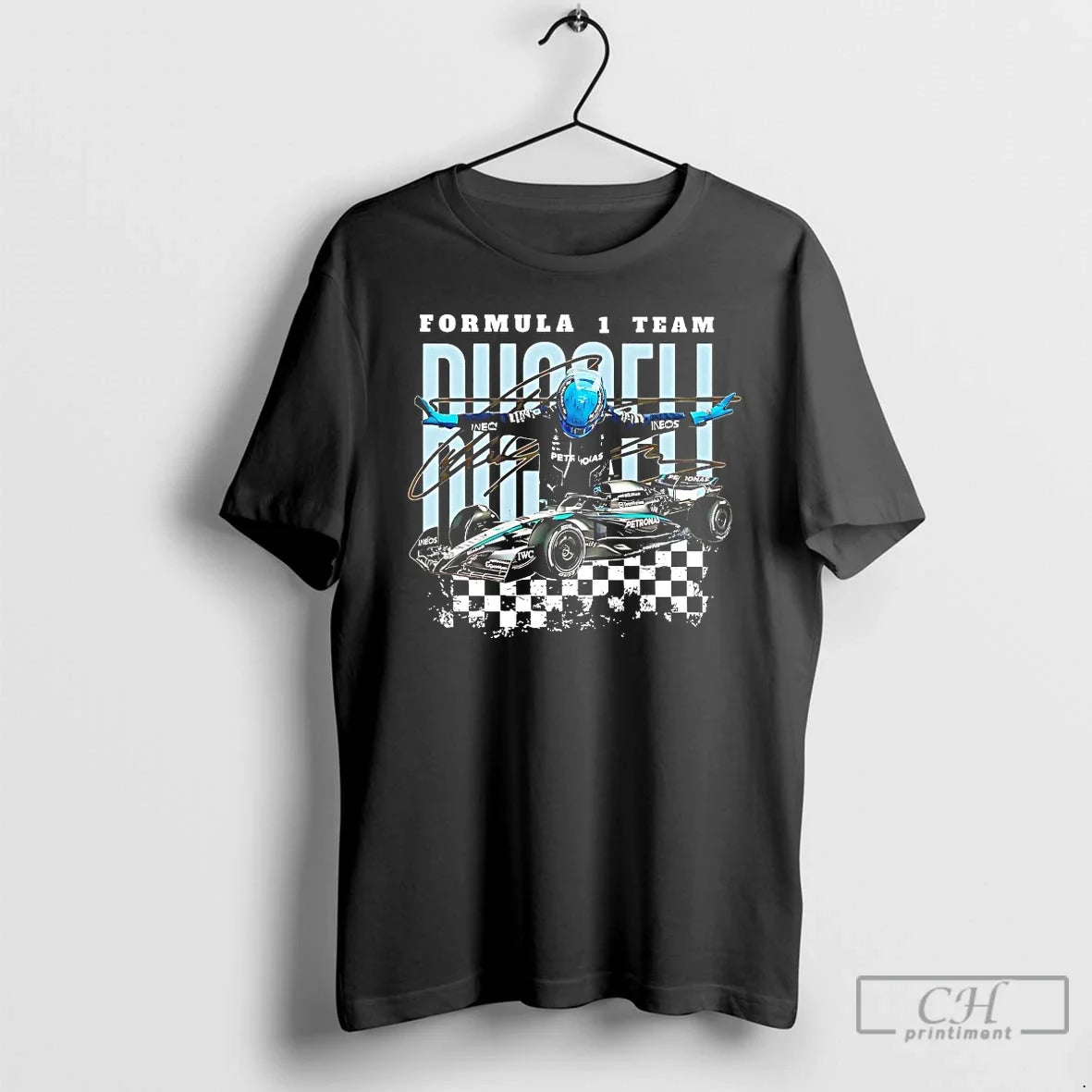 Classic George Russell F1 Racing - T-Shirt, Sweatshirt, Hoodie