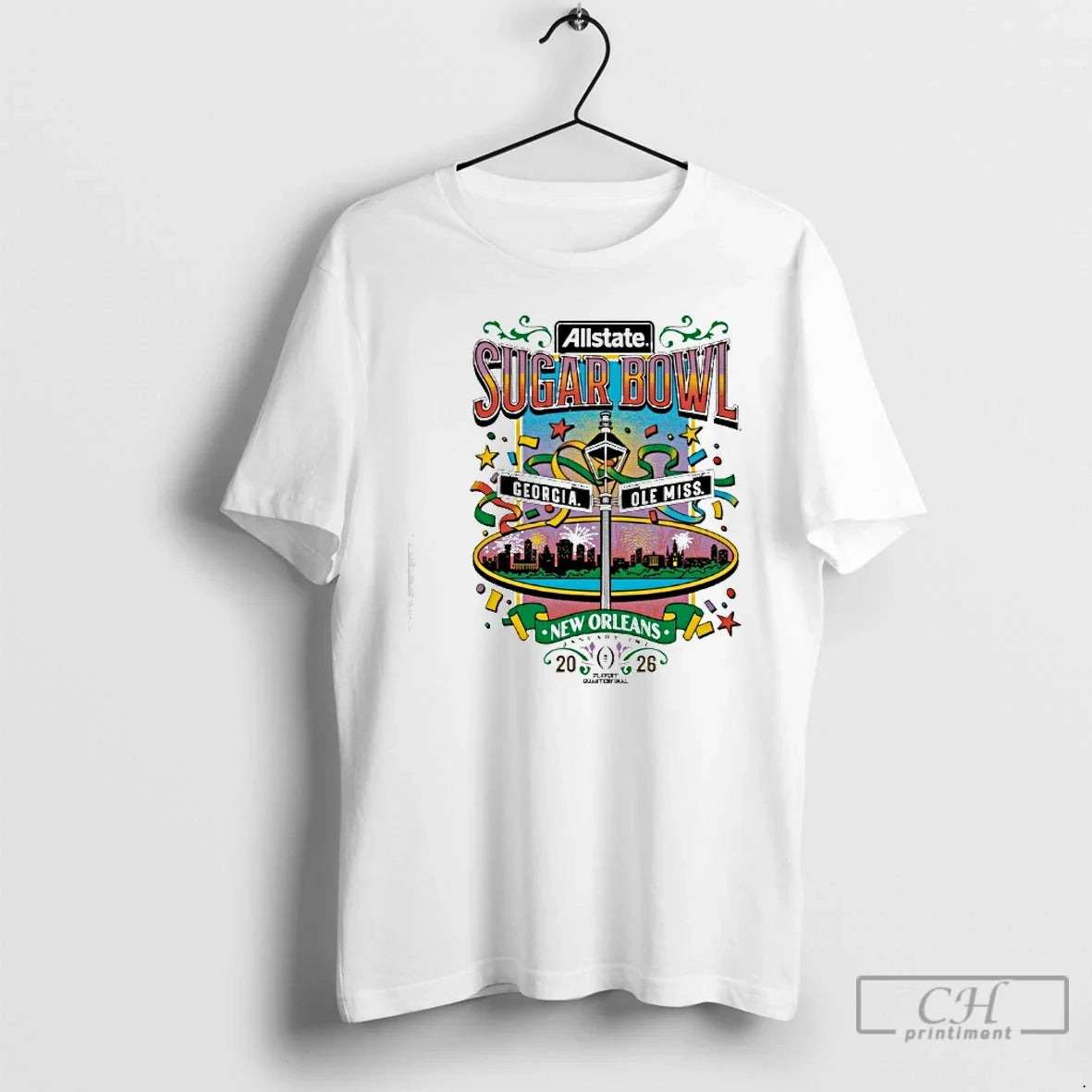 Classic Georgia Vs Ole Miss 2026 Allstate Sugar Bowl New Orleans - T-Shirt, Sweatshirt, Hoodie