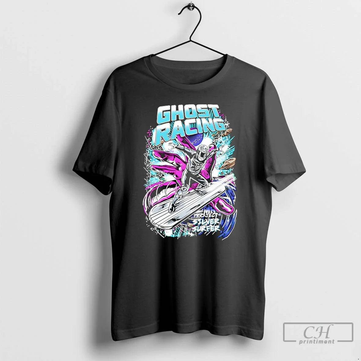 Classic Ghostracing Project Silver Surfer The Destroyer Of Planets - T-Shirt, Sweatshirt, Hoodie
