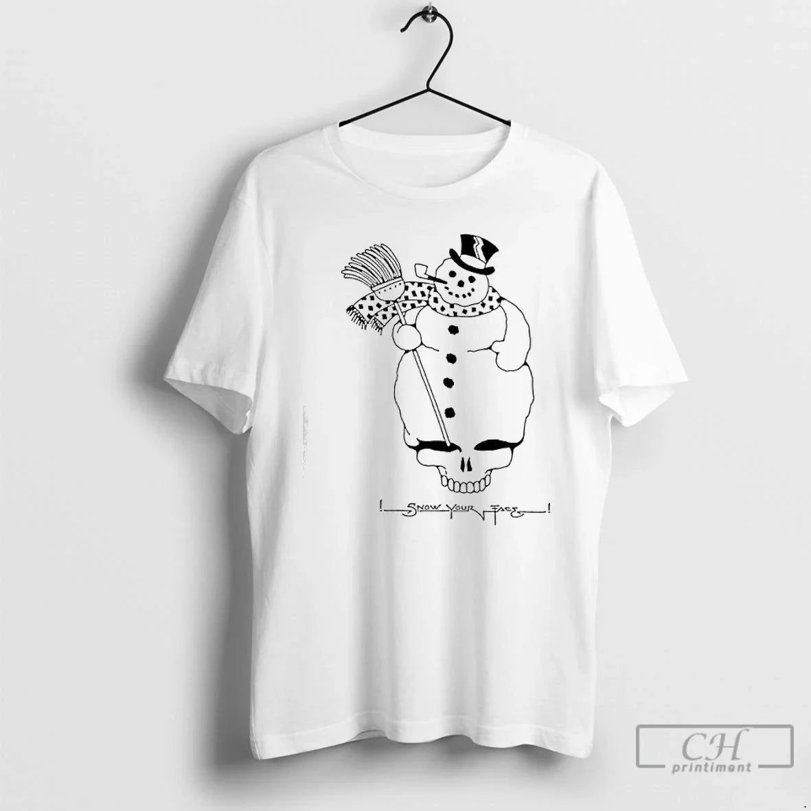 Classic Grateful Dead Snow Your Face Snowman With Skull - T-Shirt, Sweatshirt, Hoodie