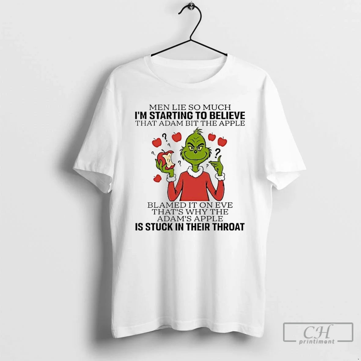 Classic Grinch Men Lie So Much Im Starting To Believe Christmas - T-Shirt, Sweatshirt, Hoodie