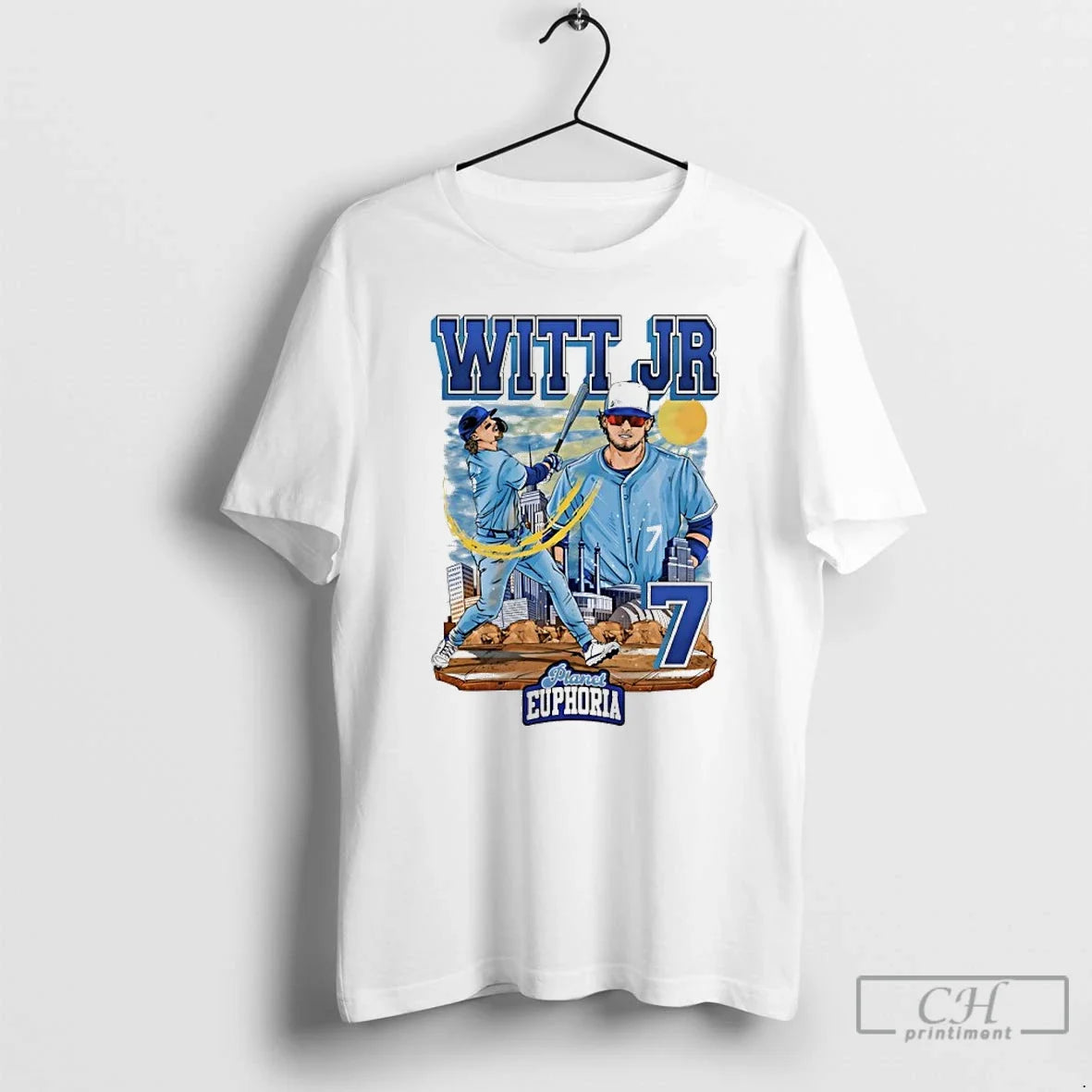 Classic Ifid8xrw Bobby Witt Jr 7 Kansas City Royals Player Swing Comic T Shirts Sweater Unisex T-shirt, Sweatshirt, Hoodie, Long Sleeve Tee - T-Shirt, Sweatshirt, Hoodie