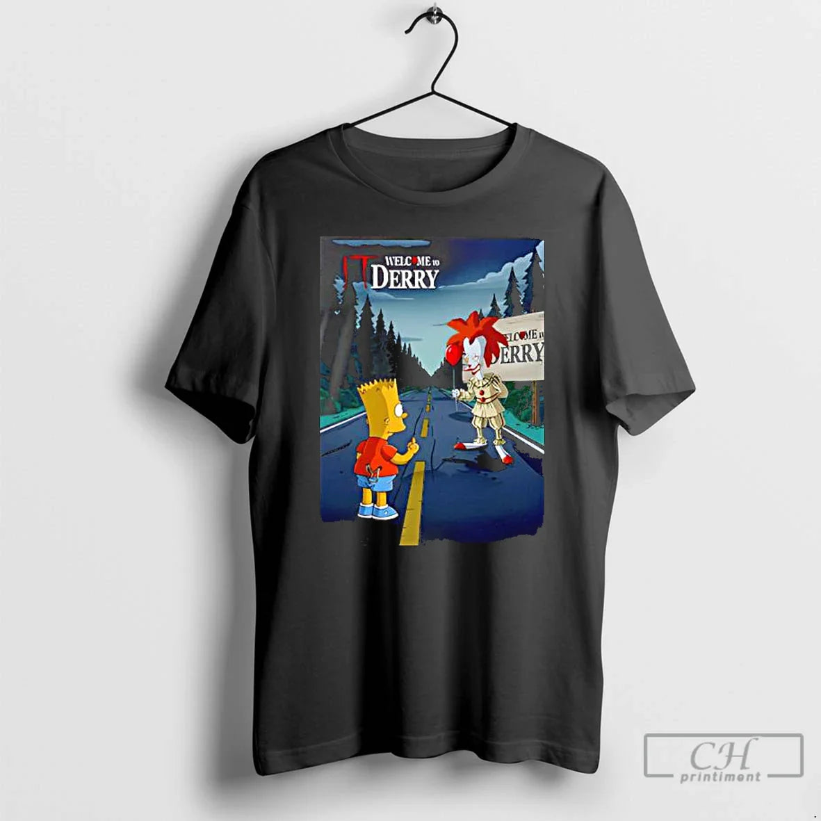 Classic It Welcome To Derry Bart Y Bob Simpson - T-Shirt, Sweatshirt, Hoodie