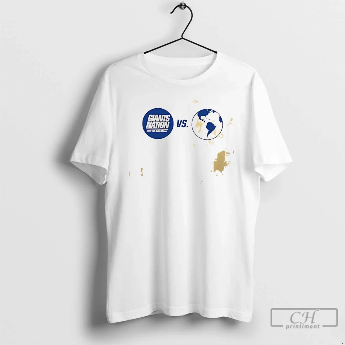 Classic Iants Nation Vs The World Unisex T-shirt, Sweatshirt, Hoodie, Long Sleeve Tee - T-Shirt, Sweatshirt, Hoodie