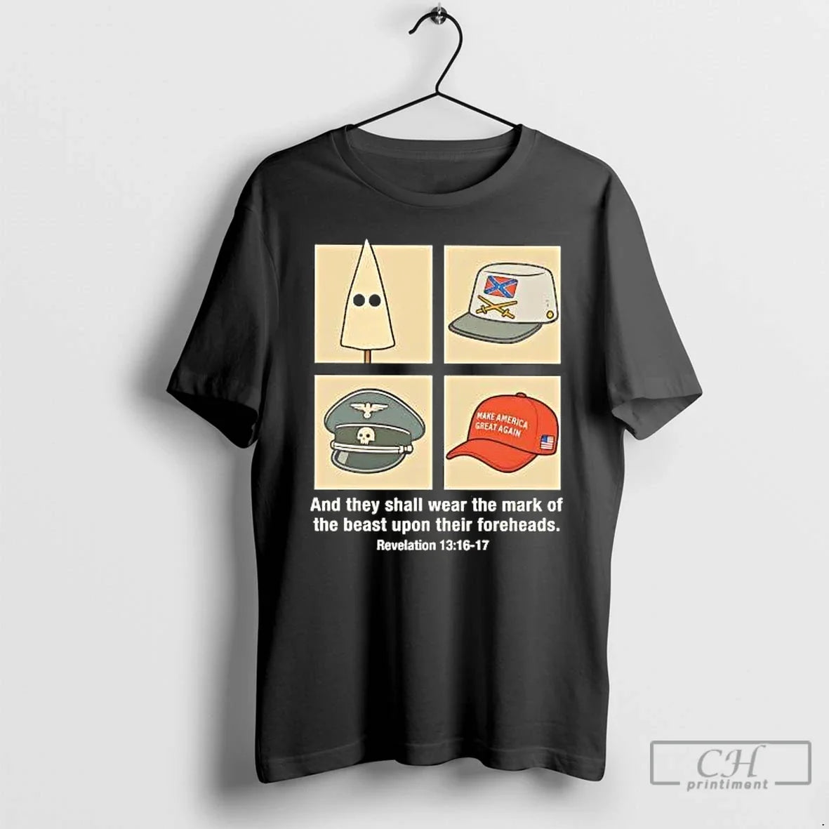 Classic Ice Fascism Kkk Maga And They Shall Wear The Mark Of The Beast - T-Shirt, Sweatshirt, Hoodie